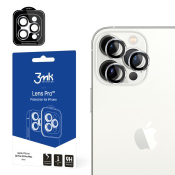 3Mk Protection Camera Lens Glass for iPhone 13 Pro / Pro Max Silver