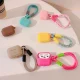 Tech-Protect Silicone Rope dėklas ausinėms Apple AirPods Pro 1 / 2 su dirželiu, šviesiai rudas