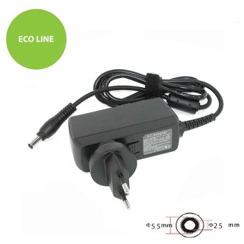 Extra Digital įkroviklis ASUS nešiojamiems kompiuteriams (45W, 19V, 2.37A, 5.5 x 2.5mm)