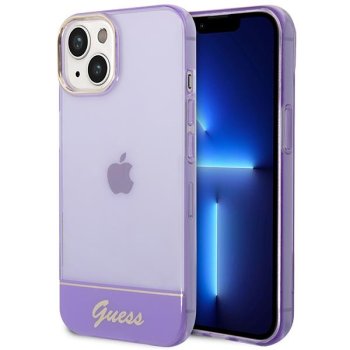 Guess Translucent Case for iPhone 14 Plus – Violet