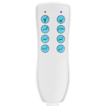 Azzurro 869A elektrinis kosmetologinis krėslas, 4 varikliai, baltas