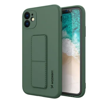 Wozinsky Kickstand Case Samsung Galaxy A72 4G dėklas su stovu, tamsiai žalias