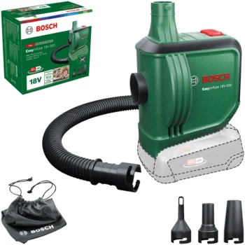 Akumuliatorinė oro pompa Bosch EasyInflate 18V-500 (1x 2.0 Ah akumuliatorius ir kroviklis)