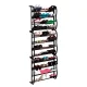 Modernhome PJJWMSR003 BLACK ant durų kabinamas batų organizatorius, juodas