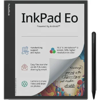 PocketBook InkPad Eo eBook Reader, Mist Grey