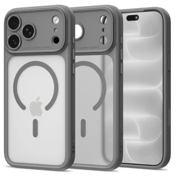 Tech-Protect MagPeak MagSafe CC case for iPhone 18 Pro Max / 17 Pro Max, matte grey