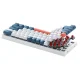 Machenike K500-B61 mechaninė žaidimų klaviatūra, Red Switch, balta ir mėlyna