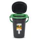GreenBlue GB320BG nešiojamas tualetas, juodas/žalias