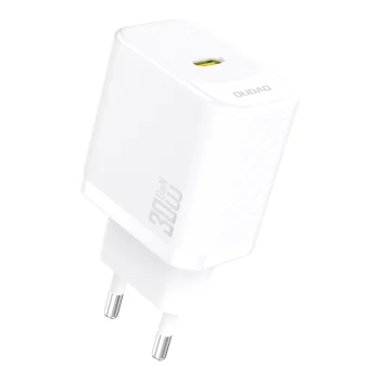 Dudao A27P 30W PD GaN USB-C įkroviklis, baltas
