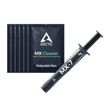 Termopasta ARCTIC MX-7, 4 g su 6 vnt. MX Cleaner