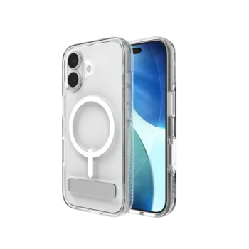 ZAGG Crystal Palace Snap KS MagSafe Case with Stand  iPhone 17 - Clear