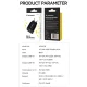 Wozinsky WGWCB USB-A USB-C 20W įkroviklis, juodas