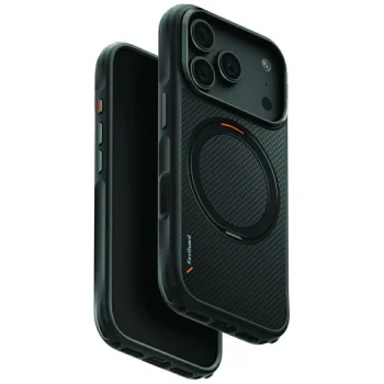 Uniq Keva Mov Magclick dėklas telefonui iPhone 18 Pro / 17 Pro, juodas