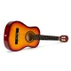ECOTOYS Large Classical Wooden Guitar for Kids 6-String, Brown