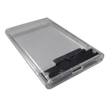 Išorinis 2.5" SATA HDD/SSD disko dėklas USB 3.0, skaidrus