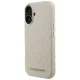 Karl Lagerfeld FW Stamped Karl MagSafe dėklas iPhone 16, smėlinis