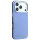Karl Lagerfeld Grained Elongated Logo MagSafe dėklas iPhone 17/18 Pro Max, mėlynas