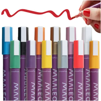 Maaleo 25743 Acrylic Marker Set, 12 pcs