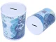 Metal Piggy Bank Money Box Can, Blue