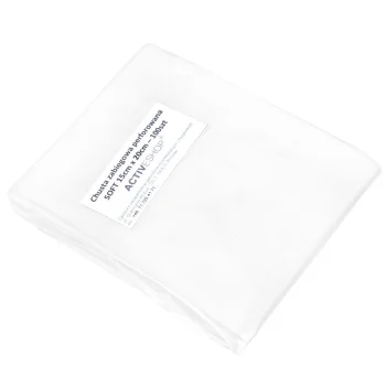 Vienkartinės perforuotos kosmetinės servetėlės 15x20 cm 100 vnt., baltos