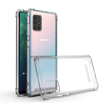 Dėklas Wozinsky Anti Shock telefonui Samsung Galaxy A72 4G, skaidrus