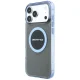 Mercedes AMG dėklas iPhone 18 Pro Max / 17 Pro Max MagSafe, juodas / mėlynas
