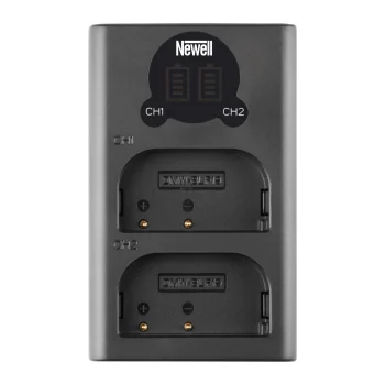 Newell DL-USB-C dviejų kanalų įkroviklis DMW-BLF19 baterijoms
