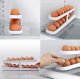 Egg Storage Dispenser Container, White