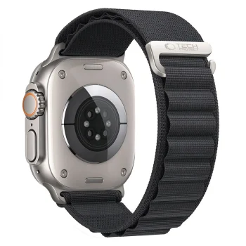 Tech-Protect Nylon Pro strap for Apple Watch 44/45/46/49 mm, black