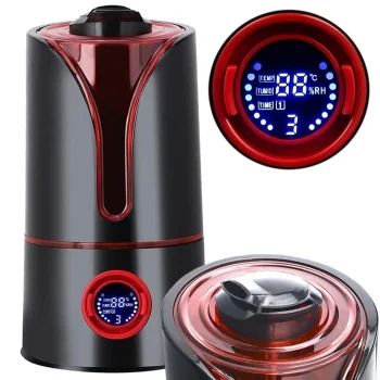 Ultrasonic Air Humidifier and Essential Oil Diffuser with LED Light & Timer