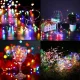Baterijomis maitinama LED girlianda, 100 LED, 10 m, įvairiaspalvė