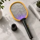 Elektrinė musių ir uodų mušiukė su UV lempa, USB, juoda / geltona