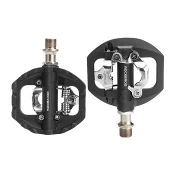 Rockbros M108 dvipusiai dviračio pedalai - juodi