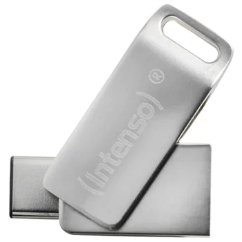 USB atmintinė Intenso cMobile Line 128 GB USB-A / USB-C 3.2 Gen 1 OTG, sidabrinė