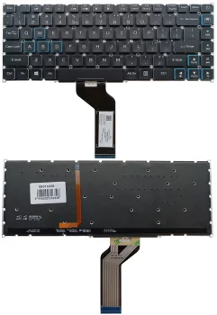Klaviatūra Acer Predator Triton PT515-51, PT515-52, RGB apšvietimas, US, juoda