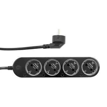 Išmanusis ilgintuvas Shelly Power Strip 4 Gen4 Zigbee/Matter, juodas