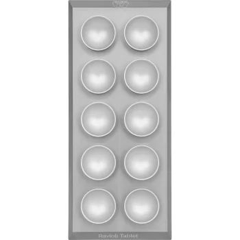 Marcato Ravioli Tray raviolių forma su kočėlu, sidabrinė
