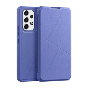 Atverčiamasis dėklas Dux Ducis Skin X telefonui Samsung Galaxy A73, mėlynas