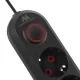 Maclean MCE395 B maitinimo šakotuvas, 5 lizdai, 3x USB, 1,5 m, juodas