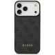 Guess 4G dėklas su MagSafe pinigine iPhone 17 Pro Max, juodas