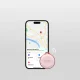 SBS Track My Circle Waterproof IP65 Locator for Apple Find My, Pink