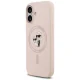 Karl Lagerfeld dėklas iPhone 17 Silicone Karl&Choupette MagSafe, rožinis