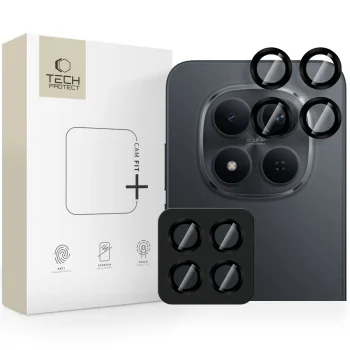 Tech-Protect Camring Fit+ kameros apsauga Xiaomi Redmi Note 15 Pro, juoda