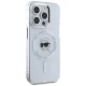 Karl Lagerfeld dėklas iPhone 15 Pro Max telefonui IML Metal Karl Head MagSafe, baltas