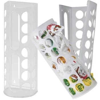 Universal Plastic Bag Organizer, 45x16.5x13.5 cm, White
