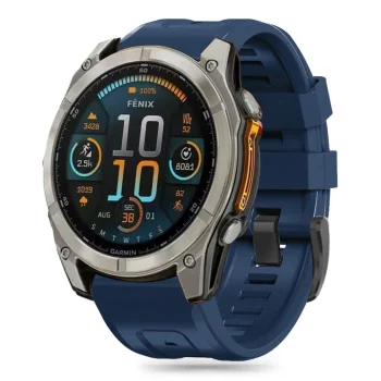 Tech-Protect Silicone Strap Garmin Fenix 5 / 6 / 6 Pro / 7 / 8 (47mm) / E - Blue