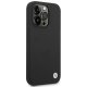 BMW dėklas iPhone 14 Pro telefonui Silicone Metal Logo, juodas