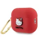 Hello Kitty Silicone 3D Kitty Head dėklas Apple AirPods Pro 2, fuksijų