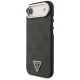 Guess 4G Triangle Logo MagSafe dėklas telefonui iPhone Air, juodas ir auksinis