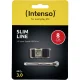 USB atmintinė Intenso Slim Line 8 GB USB 3.0, juoda